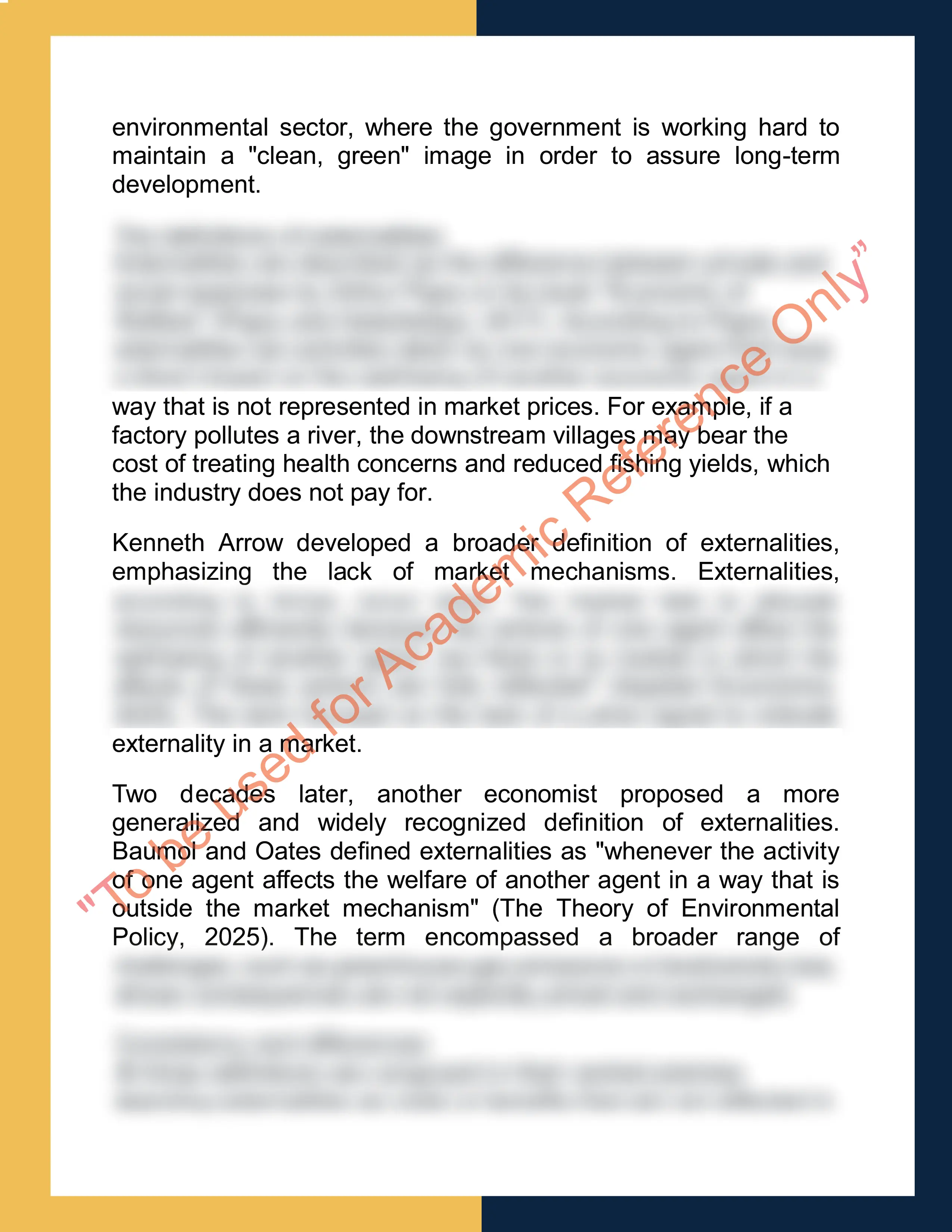 Assignment Sample Of Subject ECON 410 – Sustainable Development and Resource Economics 1